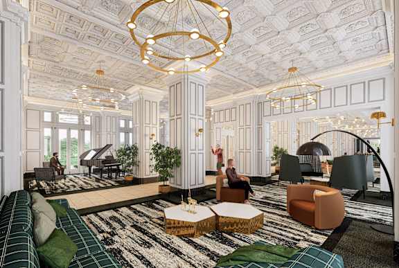 Large Lobby at Parkview Apartments, Tennessee