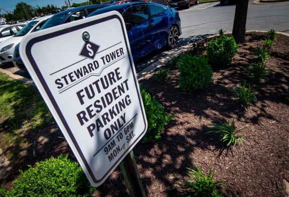 Steward Tower Building Signage