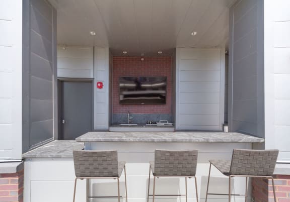 Roof top kitchen at The Brody, Bethesda, MD, 20814