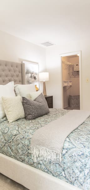 Massive master bedroom with walk in closet and on suite bathroom  at Brittany Apartments, Maryland, 21208