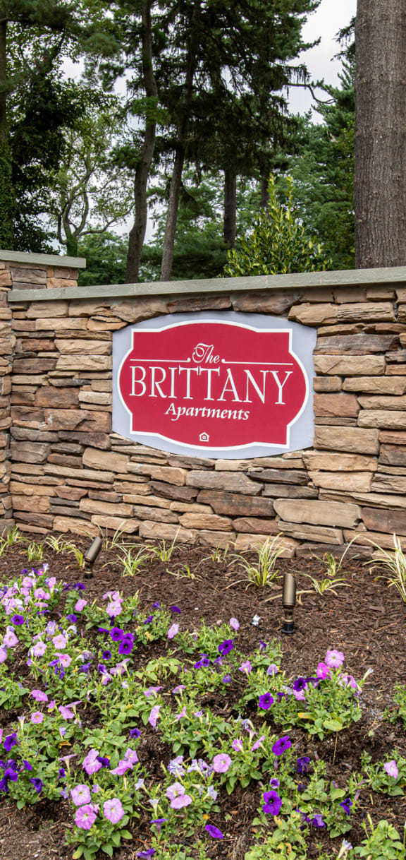 Monument Sign at Brittany Apartments, Baltimore, MD