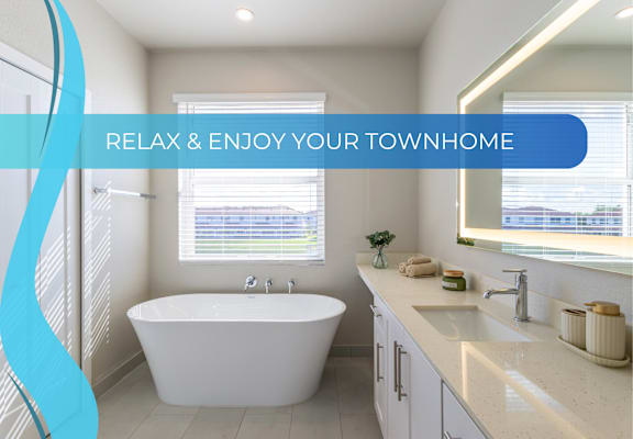 Clean and modern bathroom at The Falls of Portofino , Naples, FL