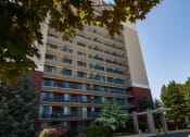 Thumbnail 8 of 27 - Steward Tower Apartments Building Exterior