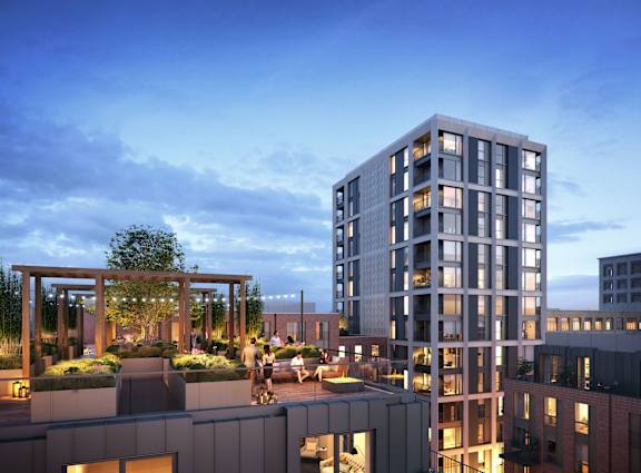 Rooftop terrace at The Maple 1