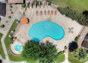 Thumbnail 24 of 24 - Aerial View of Pool and Jacuzzi