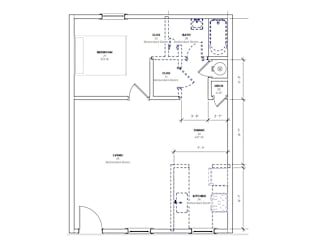 Floor Plan 1 Bedroom