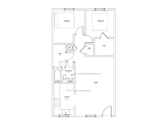  Floor Plan 2 Bedroom