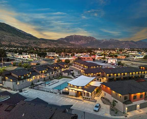 Aerial view of Community at Fossil Cove, Pleasant Grove, UT, 84062