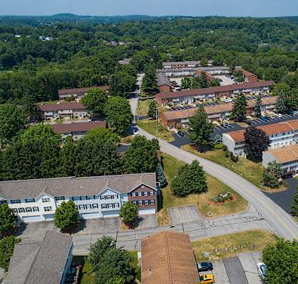 Aerial View at Holiday Park Apartments, Pittsburgh, Pennsylvania