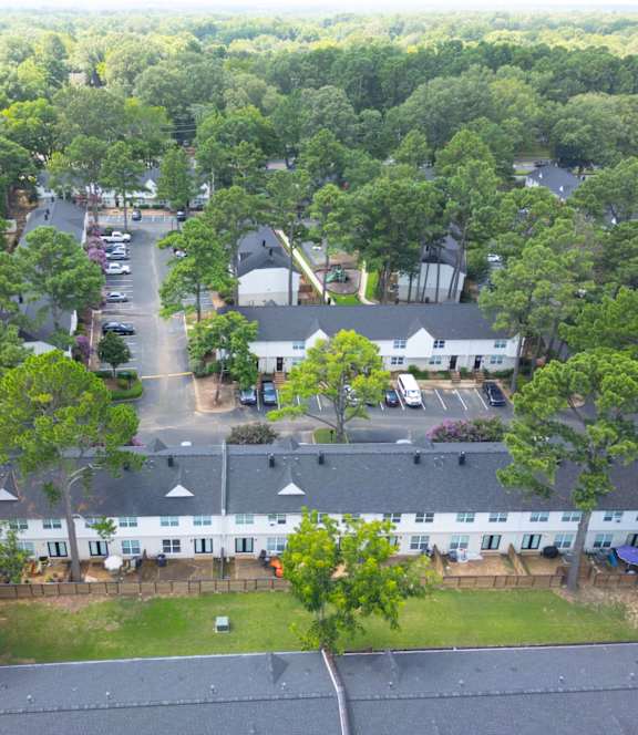 Aerial view at The Garden District Apartments, Germantown, TN, Tennessee , 38138