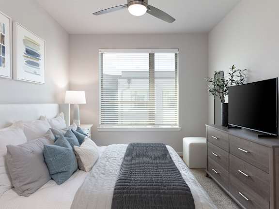 AVE Austin luxury apartment bedroom