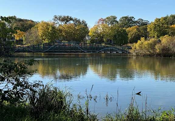 View of the scenic Lake Harriet