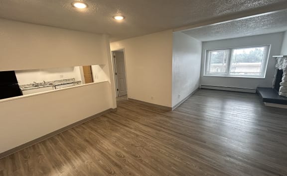 Kitchen interior at Kings Court, Anchorage Alaska