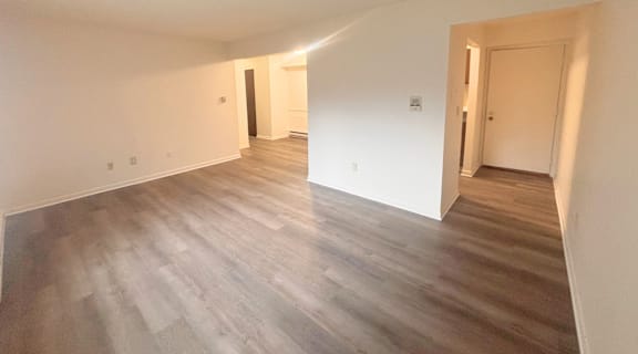 Living room in Lansing Apartments