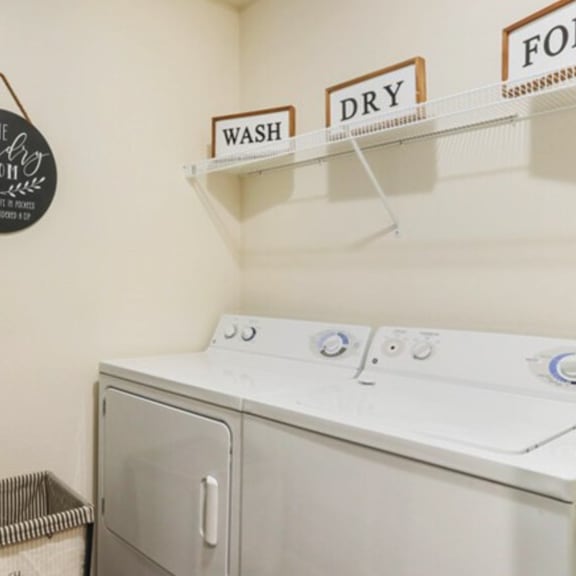 In-unit laundry at apartments and townhomes in Hudsonville, MI | Elmwood Lake Apartments in Hudsonville, MI