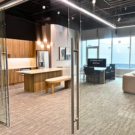 Conference room at apartments in Royal Oak, MI | Main Living Apartments