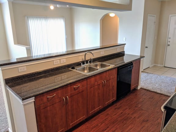 Granite Countertop Kitchen at Stone Lake, Grand Prairie, TX