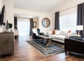 Thumbnail 5 of 9 - Lake Orion Michigan Apartment Rentals Redwood Lake Orion Plank Flooring Living Room