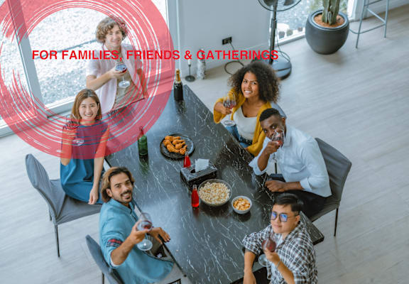 a group of people sitting around a table eating at Icon One, Daytona Beach, FL, 32114