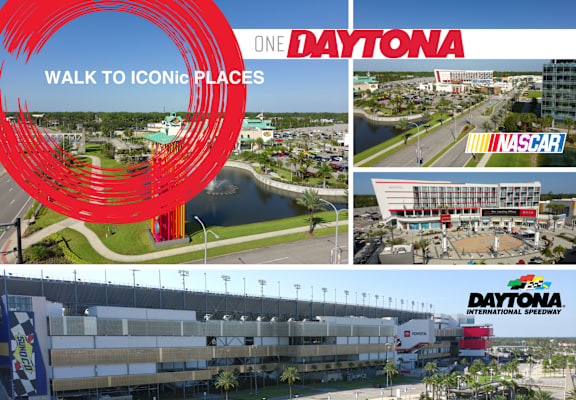 a collage of photos of different locations and buildings at Icon One, Florida, 32114