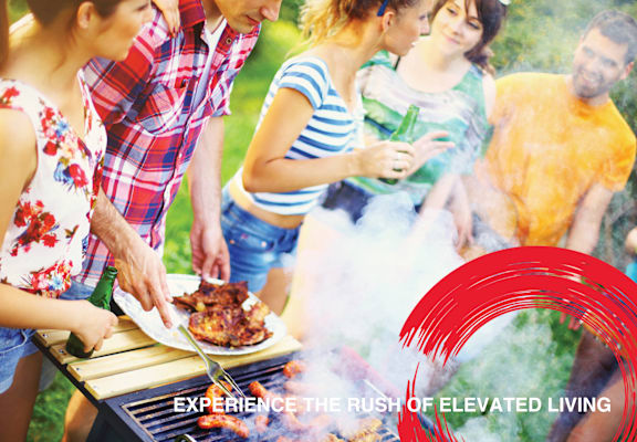 experience the rush of elevated living with a barbecue at Icon One, Daytona Beach, FL, 32114