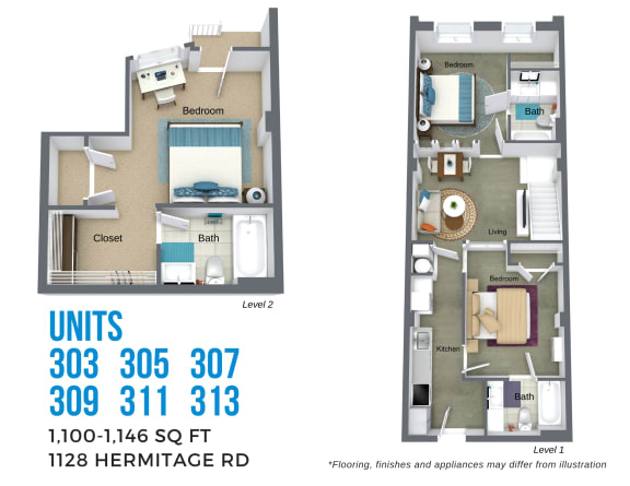Floor Plan  Three Bedroom