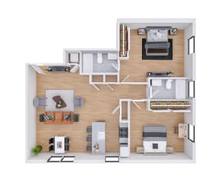  Floor Plan The Heir Unit 221