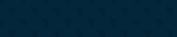 a repeating blue and white gargoyle pattern on a blue