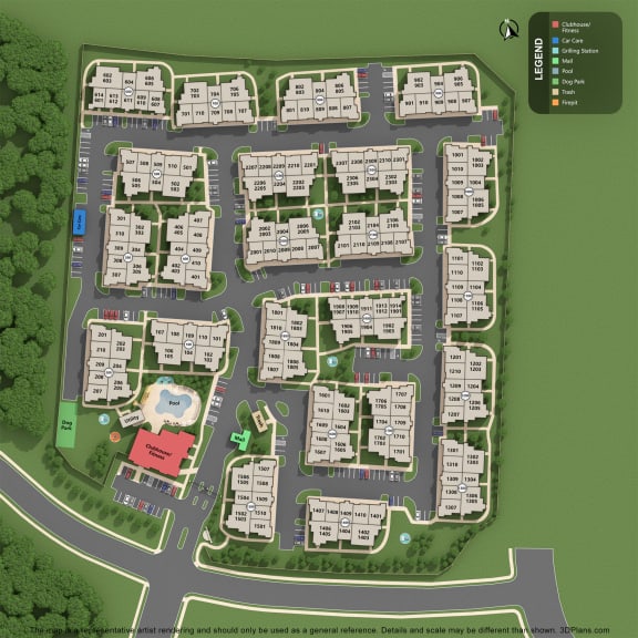 Villas at Park Ave_Site Map