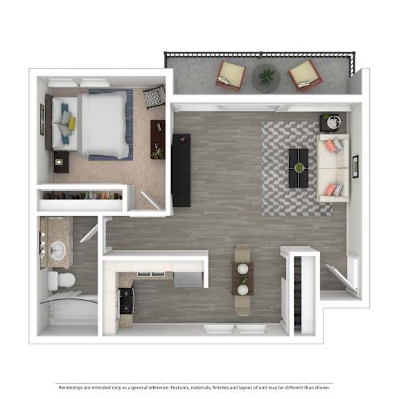 West Park Village One Bedroom - Plan P3 West Park Village One Bedroom - Plan P3 at West Park Village, Los Angeles, CA