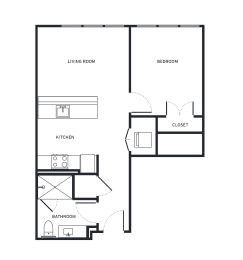 One Bedroom A
