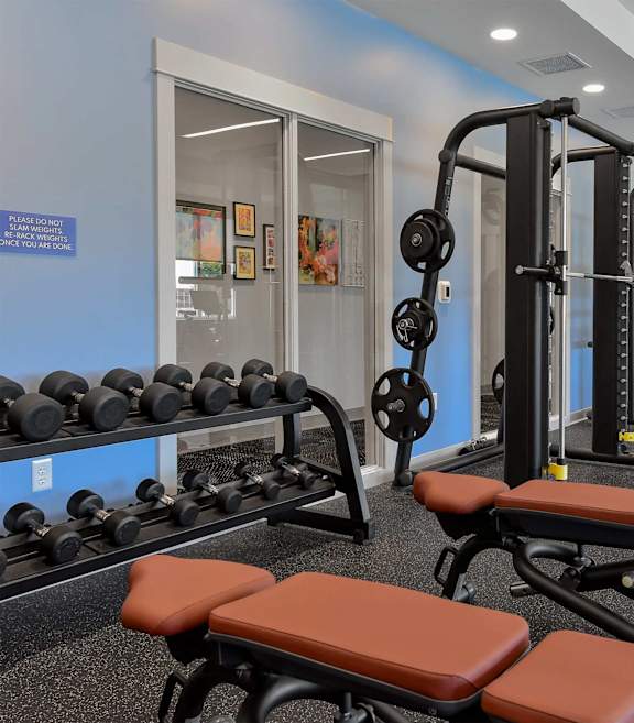Gym at The Commons at Rivertown, MI