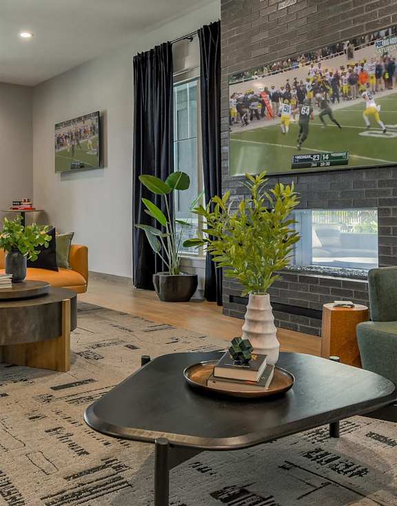 Clubroom at The Commons at Rivertown, Grandville, Michigan