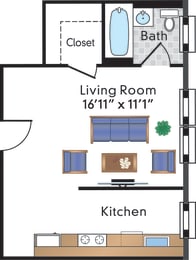  Floor Plan Renovated Studio 09 Tier