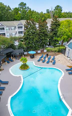 a view of the pool at the grove resort spa