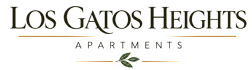 The image is a logo for Los Gatos Heights Apartments.