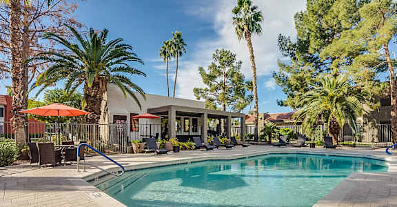 take a dip in our resort style pool