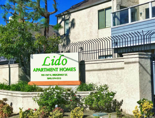 Building exterior at Lido Apartments - 101-197 N Ridgeway, Anaheim, CA