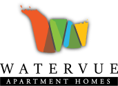 a logo design for a apartment complex