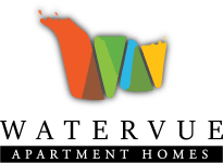 an image of the waterou apartment homes logo