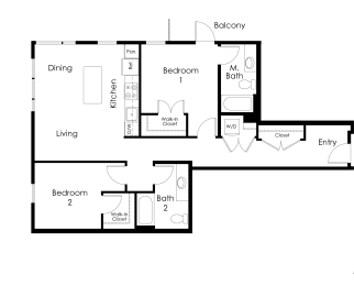 Two bedroom Two bathroom