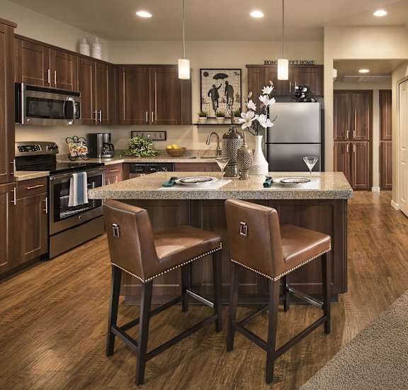 apartment interior at Villas at San Dorado apartments