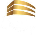 a gold stripe logo with a white background at The Barclay Apartments, Altoona, IA, 50009