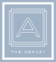 a logo for the agency in white on a peach background