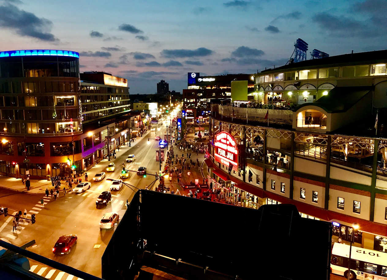 Signature Night Life at Residences at Addison Clark Apartments, Chicago, Illinois