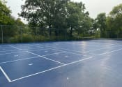 Thumbnail 10 of 26 - Sport court with tennis and foursquare