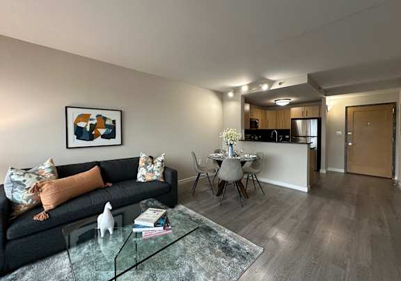 A living room with at 66 Main, Yonkers, NY 10701