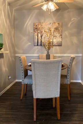 Dining room at Wellington Estates Apartments in San Antonio TX 4-2020