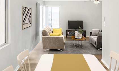 1803 N Harvard living room