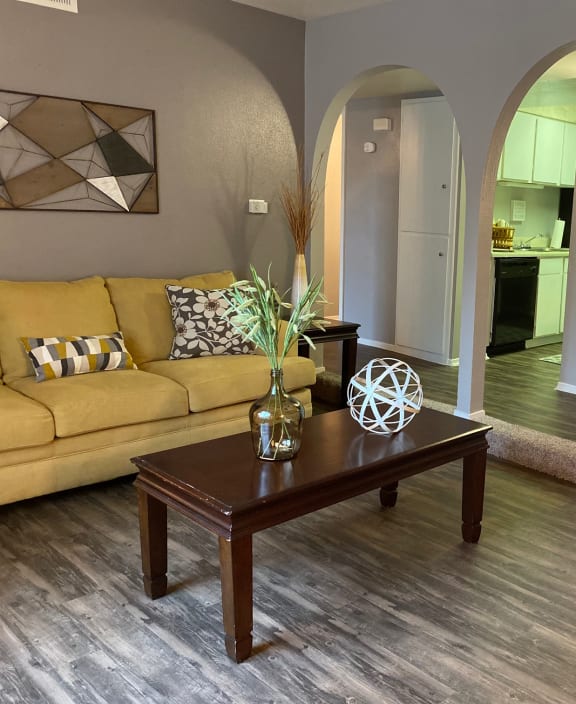 Livingroom at Wellington Estates Apartments in San Antonio TX